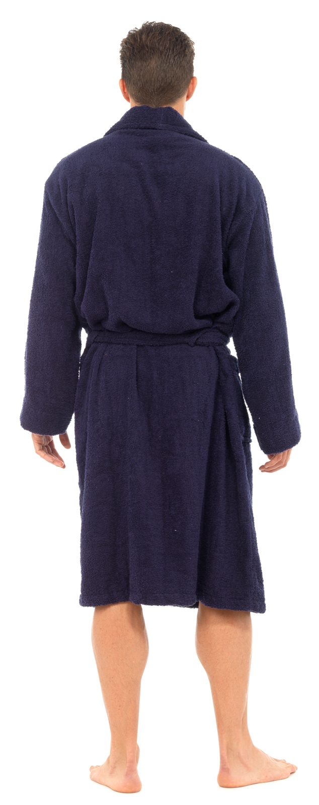 Mens Pure 100 Cotton Luxury Towelling Bath Robes Dressing Gowns Size